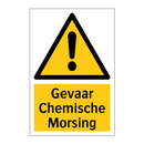 Gevaar Chemische Morsing & Gevaar Chemische Morsing & Gevaar Chemische Morsing