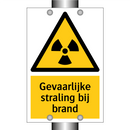 Gevaarlijke straling bij brand & Gevaarlijke straling bij brand & Gevaarlijke straling bij brand