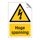 Hoge spanning & Hoge spanning & Hoge spanning & Hoge spanning