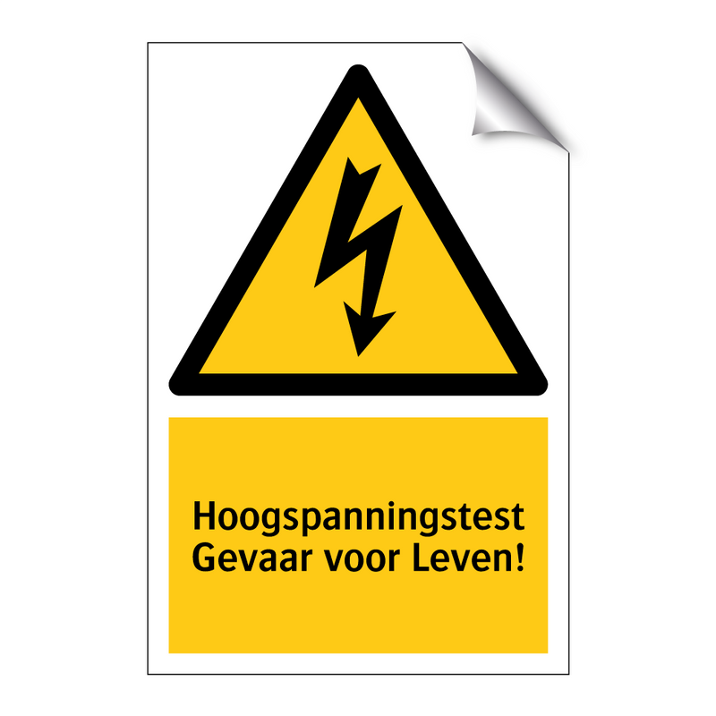Hoogspanningstest Gevaar voor Leven! & Hoogspanningstest Gevaar voor Leven!