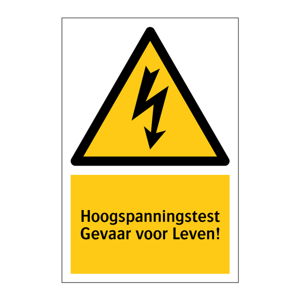 Hoogspanningstest Gevaar voor Leven! & Hoogspanningstest Gevaar voor Leven!