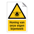 Honing van onze eigen bijenteelt & Honing van onze eigen bijenteelt
