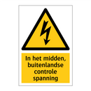 In het midden, buitenlandse controle spanning & In het midden, buitenlandse controle spanning