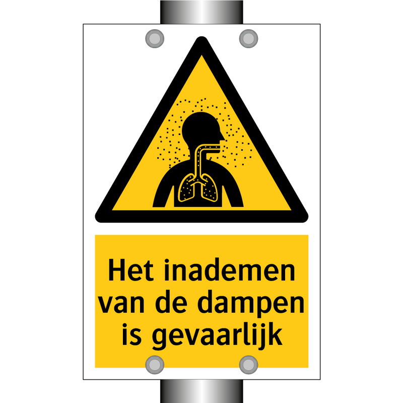 Het inademen van de dampen is gevaarlijk & Het inademen van de dampen is gevaarlijk