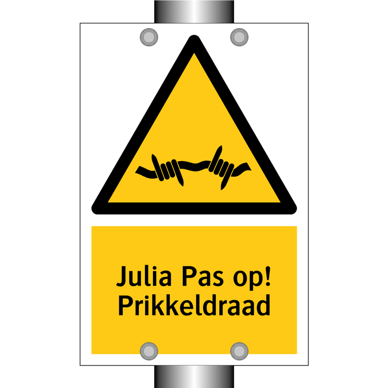 Julia Pas op! Prikkeldraad & Julia Pas op! Prikkeldraad & Julia Pas op! Prikkeldraad