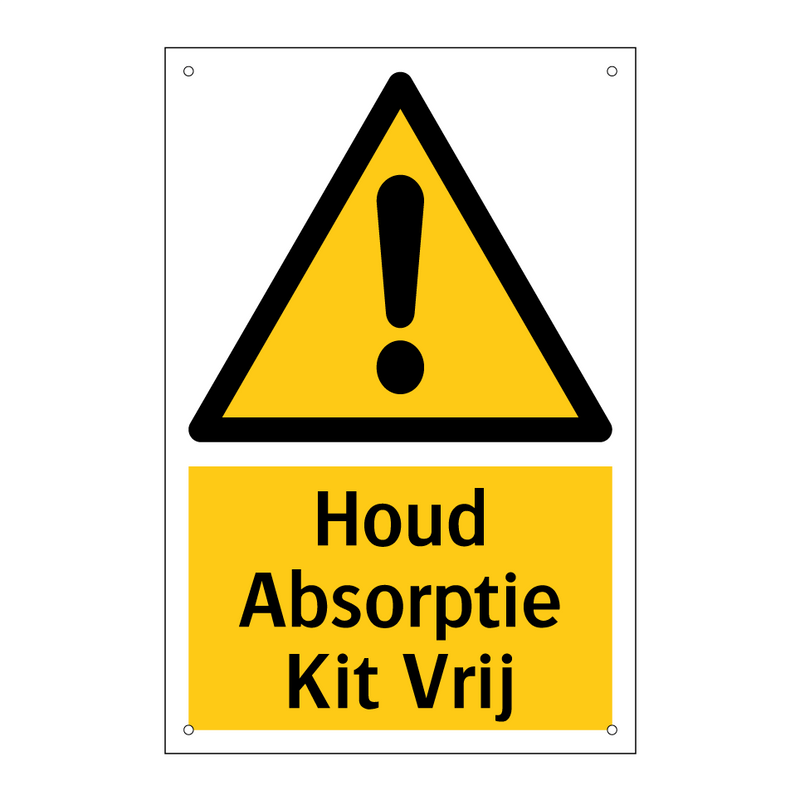 Houd Absorptie Kit Vrij & Houd Absorptie Kit Vrij & Houd Absorptie Kit Vrij