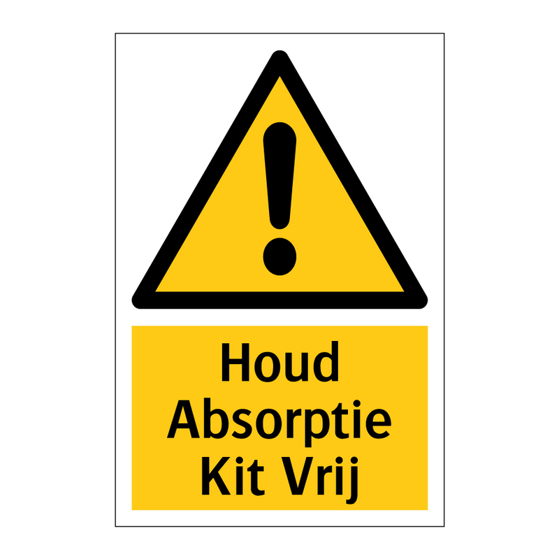 Houd Absorptie Kit Vrij & Houd Absorptie Kit Vrij & Houd Absorptie Kit Vrij
