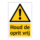 Houd de oprit vrij & Houd de oprit vrij & Houd de oprit vrij & Houd de oprit vrij