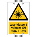 Laserklasse 1 volgens EN 60825-1:94 & Laserklasse 1 volgens EN 60825-1:94