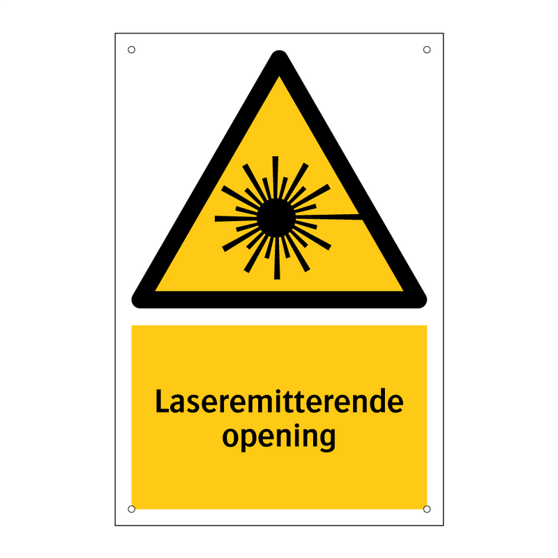 Laseremitterende opening & Laseremitterende opening & Laseremitterende opening