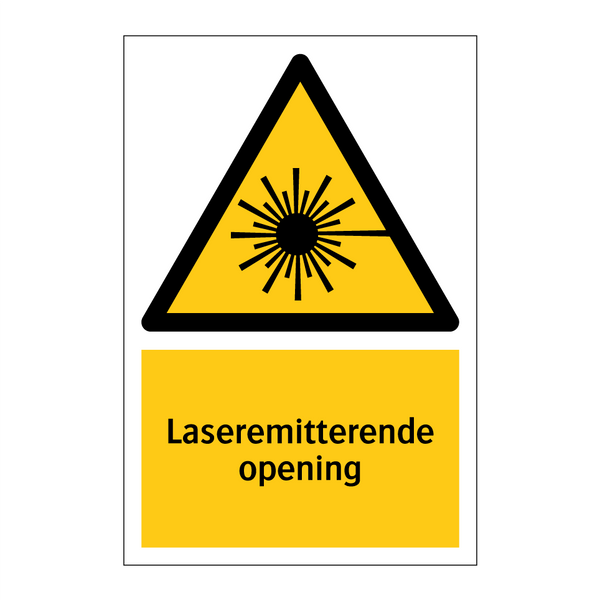 Laseremitterende opening & Laseremitterende opening & Laseremitterende opening