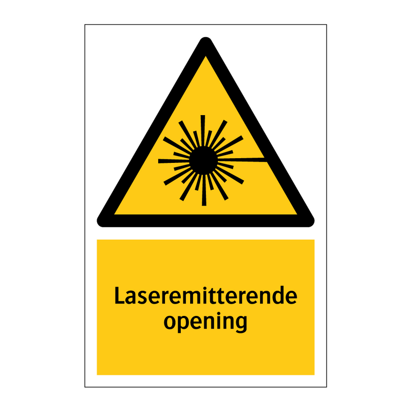 Laseremitterende opening & Laseremitterende opening & Laseremitterende opening