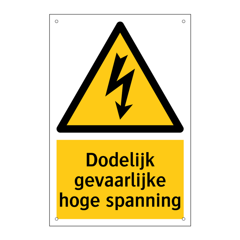Dodelijk gevaarlijke hoge spanning & Dodelijk gevaarlijke hoge spanning