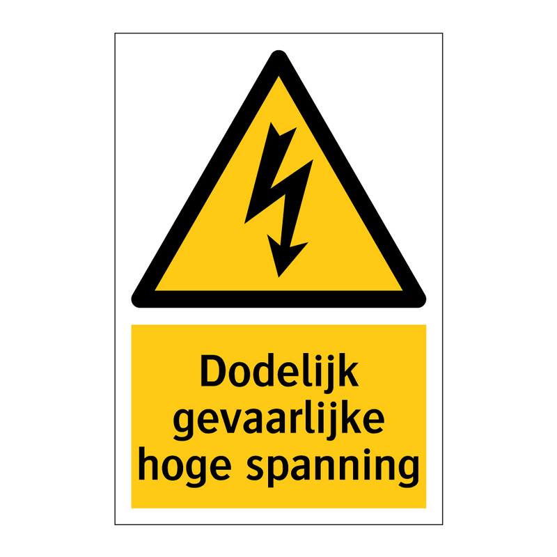 Dodelijk gevaarlijke hoge spanning & Dodelijk gevaarlijke hoge spanning