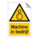 Machine in bedrijf & Machine in bedrijf & Machine in bedrijf & Machine in bedrijf