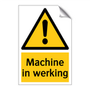 Machine in werking & Machine in werking & Machine in werking & Machine in werking