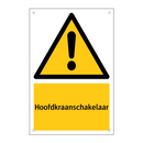 Hoofdkraanschakelaar & Hoofdkraanschakelaar & Hoofdkraanschakelaar & Hoofdkraanschakelaar