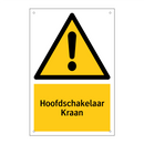 Hoofdschakelaar Kraan & Hoofdschakelaar Kraan & Hoofdschakelaar Kraan & Hoofdschakelaar Kraan