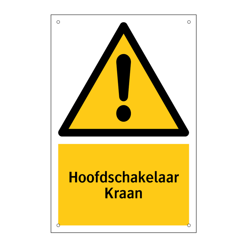 Hoofdschakelaar Kraan & Hoofdschakelaar Kraan & Hoofdschakelaar Kraan & Hoofdschakelaar Kraan