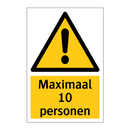 Maximaal 10 personen & Maximaal 10 personen & Maximaal 10 personen & Maximaal 10 personen