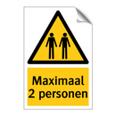 Maximaal 2 personen & Maximaal 2 personen & Maximaal 2 personen & Maximaal 2 personen