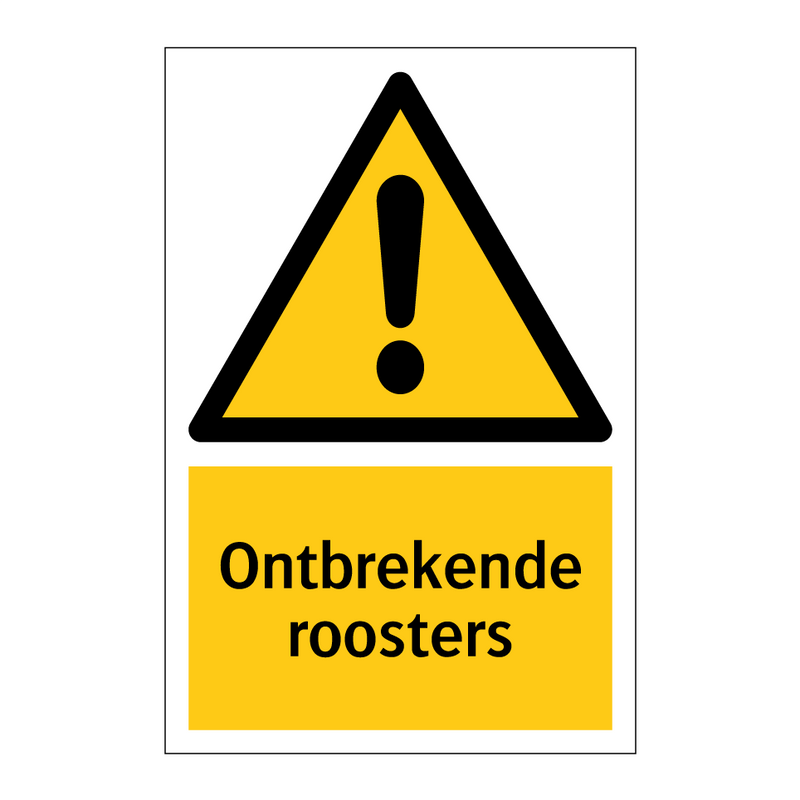 Ontbrekende roosters & Ontbrekende roosters & Ontbrekende roosters & Ontbrekende roosters