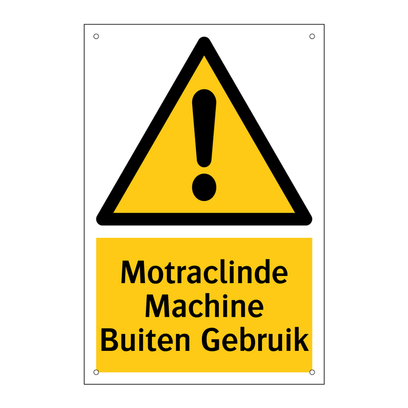 Motraclinde Machine Buiten Gebruik & Motraclinde Machine Buiten Gebruik