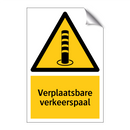 Verplaatsbare verkeerspaal & Verplaatsbare verkeerspaal & Verplaatsbare verkeerspaal