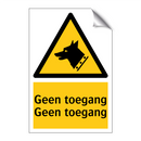 Geen toegang Geen toegang & Geen toegang Geen toegang & Geen toegang Geen toegang