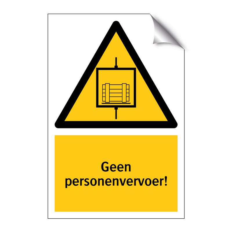 Geen personenvervoer! & Geen personenvervoer! & Geen personenvervoer! & Geen personenvervoer!
