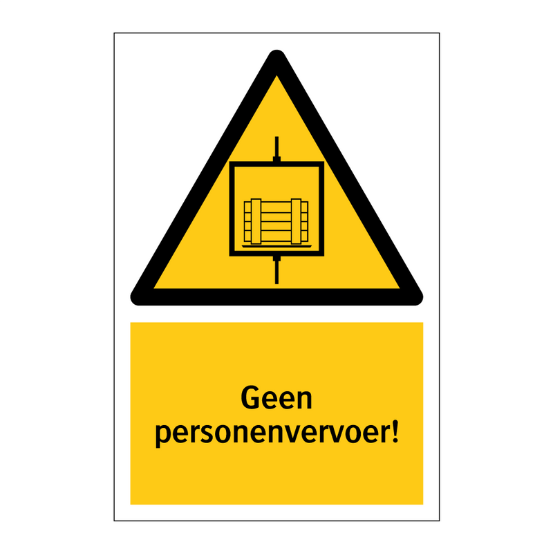 Geen personenvervoer! & Geen personenvervoer! & Geen personenvervoer! & Geen personenvervoer!