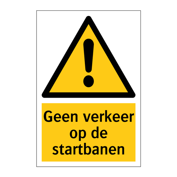 Geen verkeer op de startbanen & Geen verkeer op de startbanen & Geen verkeer op de startbanen