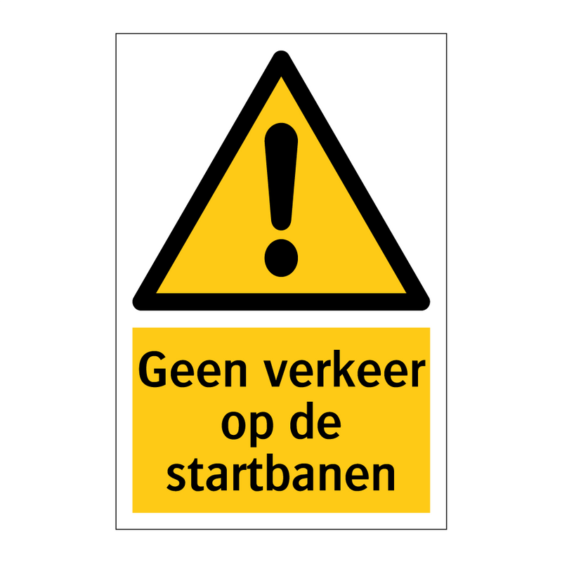Geen verkeer op de startbanen & Geen verkeer op de startbanen & Geen verkeer op de startbanen