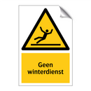 Geen winterdienst & Geen winterdienst & Geen winterdienst & Geen winterdienst