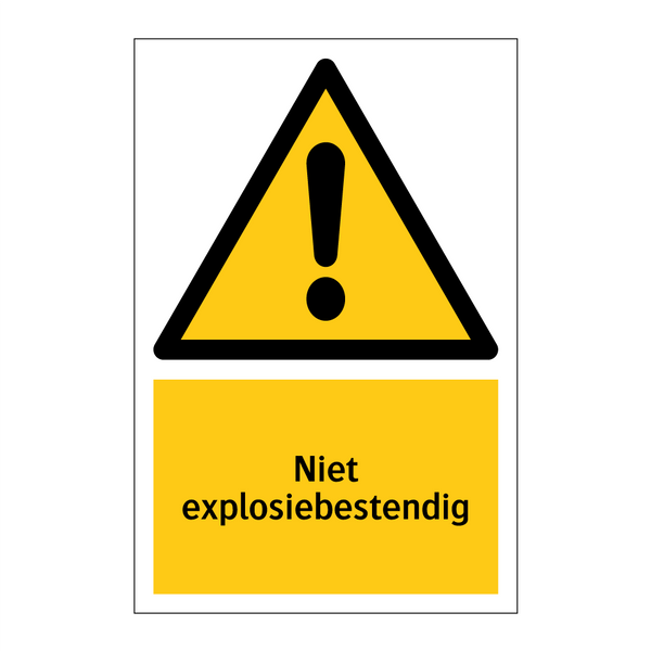 Niet explosiebestendig & Niet explosiebestendig & Niet explosiebestendig & Niet explosiebestendig