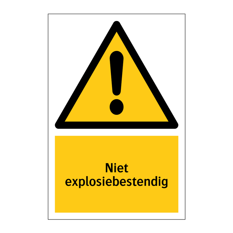 Niet explosiebestendig & Niet explosiebestendig & Niet explosiebestendig & Niet explosiebestendig