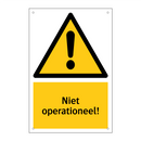 Niet operationeel! & Niet operationeel! & Niet operationeel! & Niet operationeel!