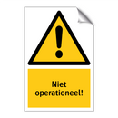 Niet operationeel! & Niet operationeel! & Niet operationeel! & Niet operationeel!