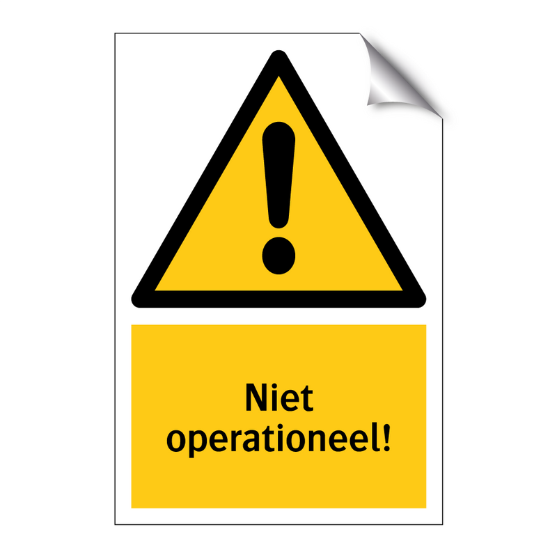 Niet operationeel! & Niet operationeel! & Niet operationeel! & Niet operationeel!