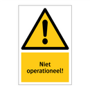 Niet operationeel! & Niet operationeel! & Niet operationeel! & Niet operationeel!