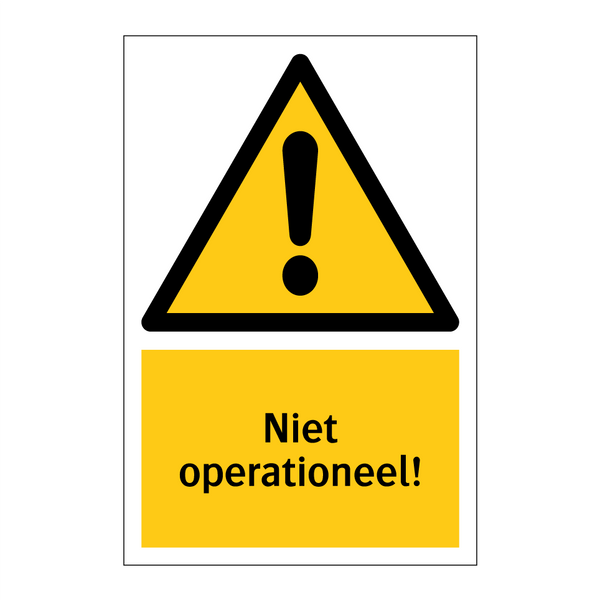 Niet operationeel! & Niet operationeel! & Niet operationeel! & Niet operationeel!