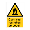Open vuur en roken verboden! & Open vuur en roken verboden! & Open vuur en roken verboden!