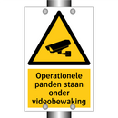 Operationele panden staan onder videobewaking & Operationele panden staan onder videobewaking