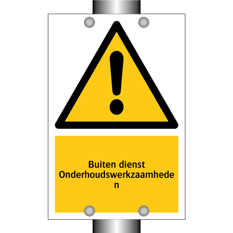 Buiten dienst Onderhoudswerkzaamheden & Buiten dienst Onderhoudswerkzaamheden