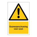Ozonwaarschuwing voor ozon & Ozonwaarschuwing voor ozon & Ozonwaarschuwing voor ozon
