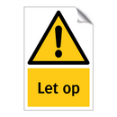 Let op & Let op & Let op & Let op