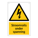 Stroomrails onder spanning & Stroomrails onder spanning & Stroomrails onder spanning