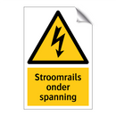 Stroomrails onder spanning & Stroomrails onder spanning & Stroomrails onder spanning
