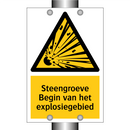 Steengroeve Begin van het explosiegebied & Steengroeve Begin van het explosiegebied