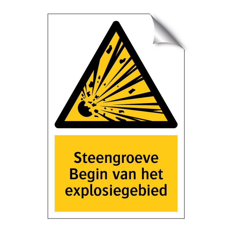 Steengroeve Begin van het explosiegebied & Steengroeve Begin van het explosiegebied